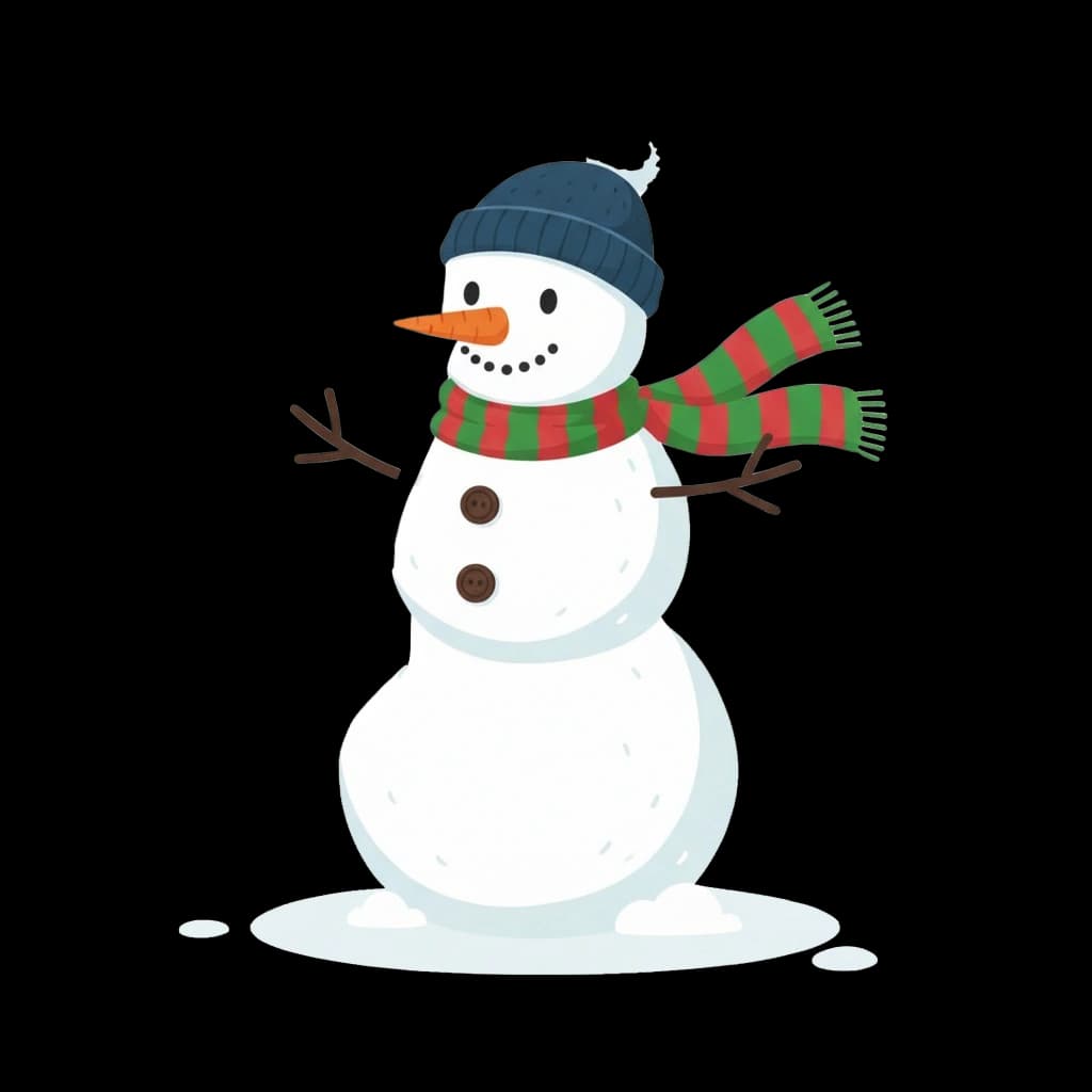 Cheerful Snowman
