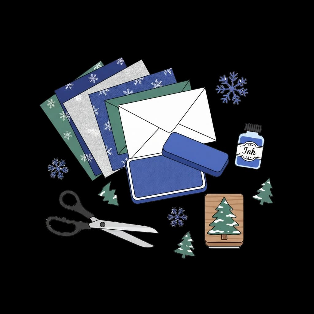 Winter Card Supplies