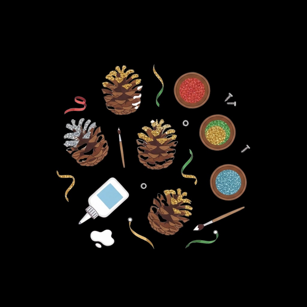 Pinecone Ornament Kit