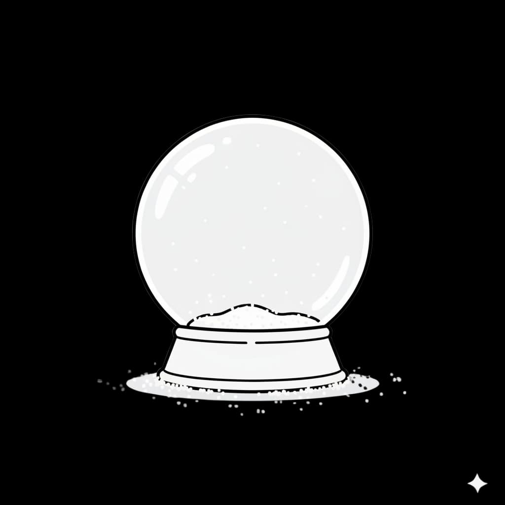 Clear Snow Globe