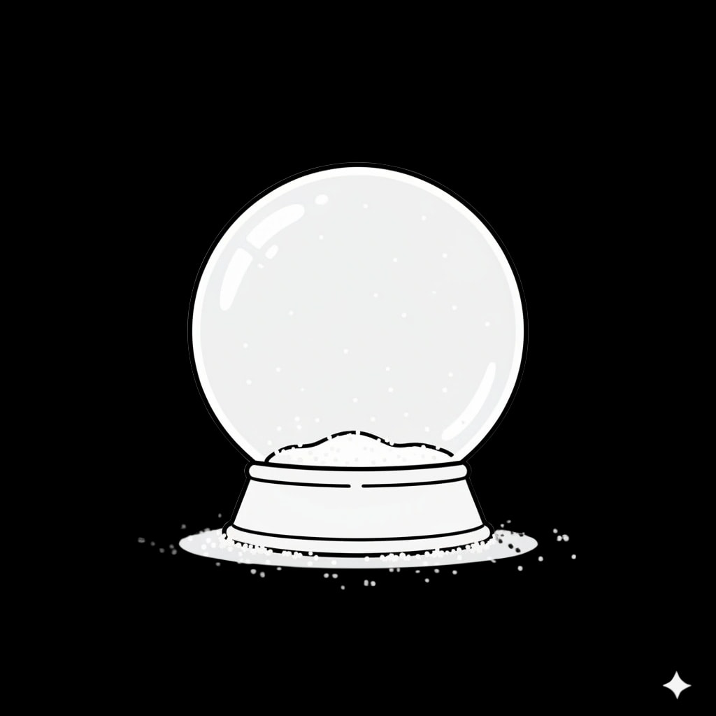 Clear Snow Globe