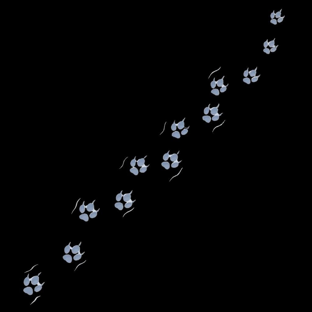 Tracks in Fresh Snow