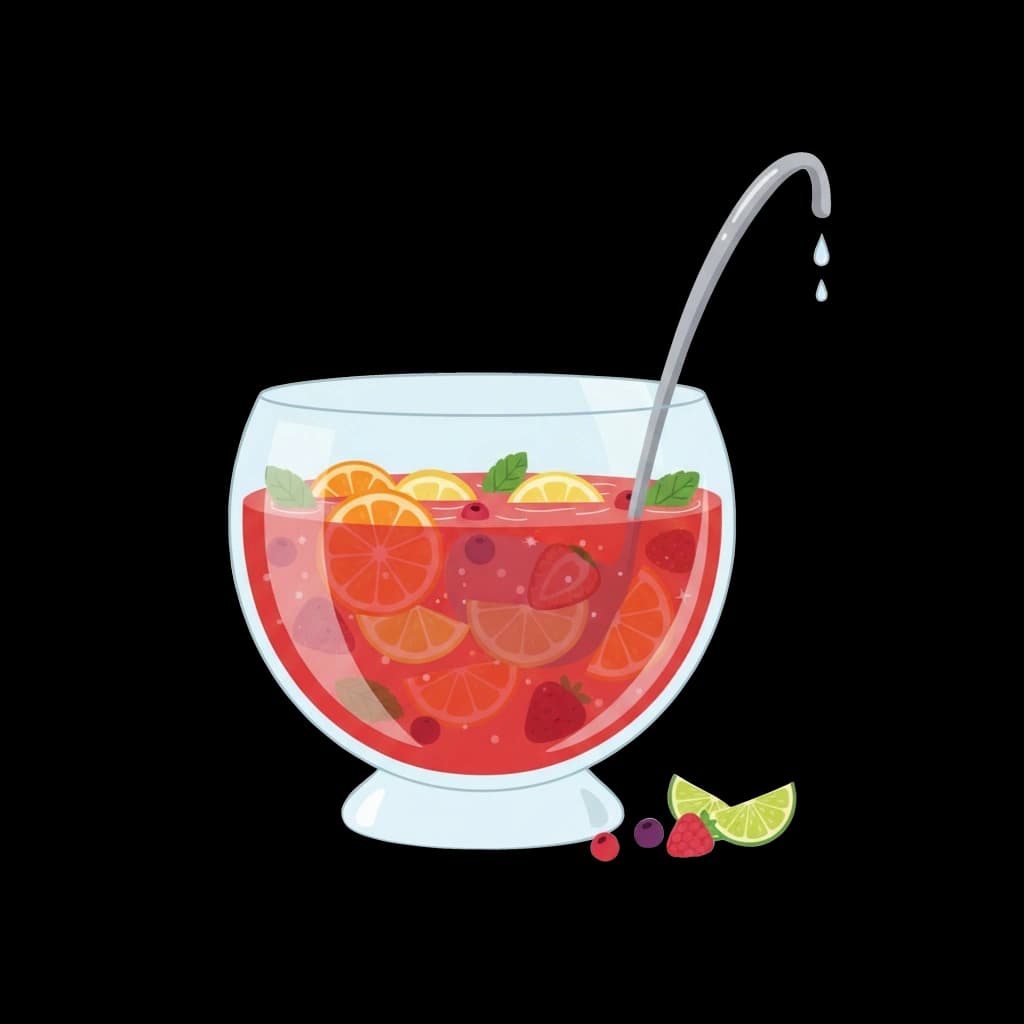 Festive Punch Bowl