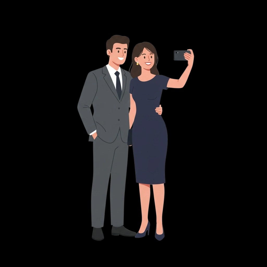 Formal Selfie Moment