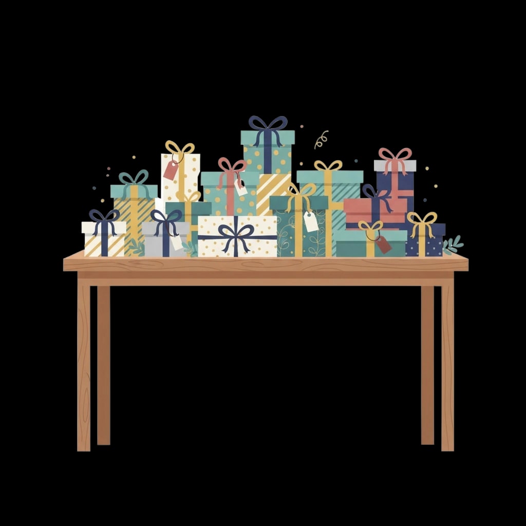 Elegant Gift Table