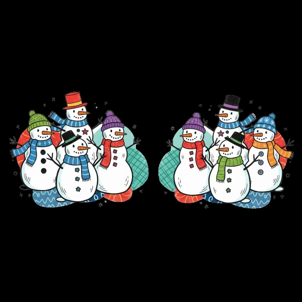 Snowman Difference Finder