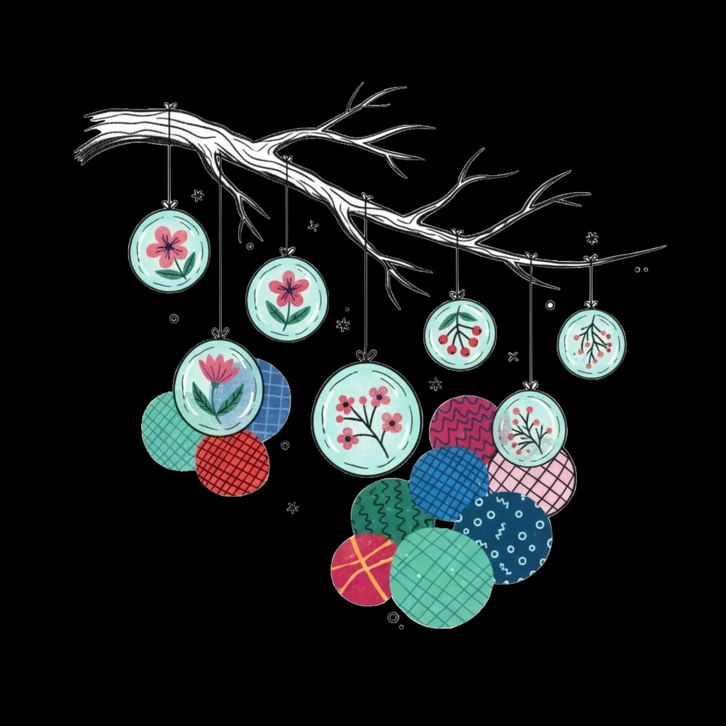 Ice Tree Decorations