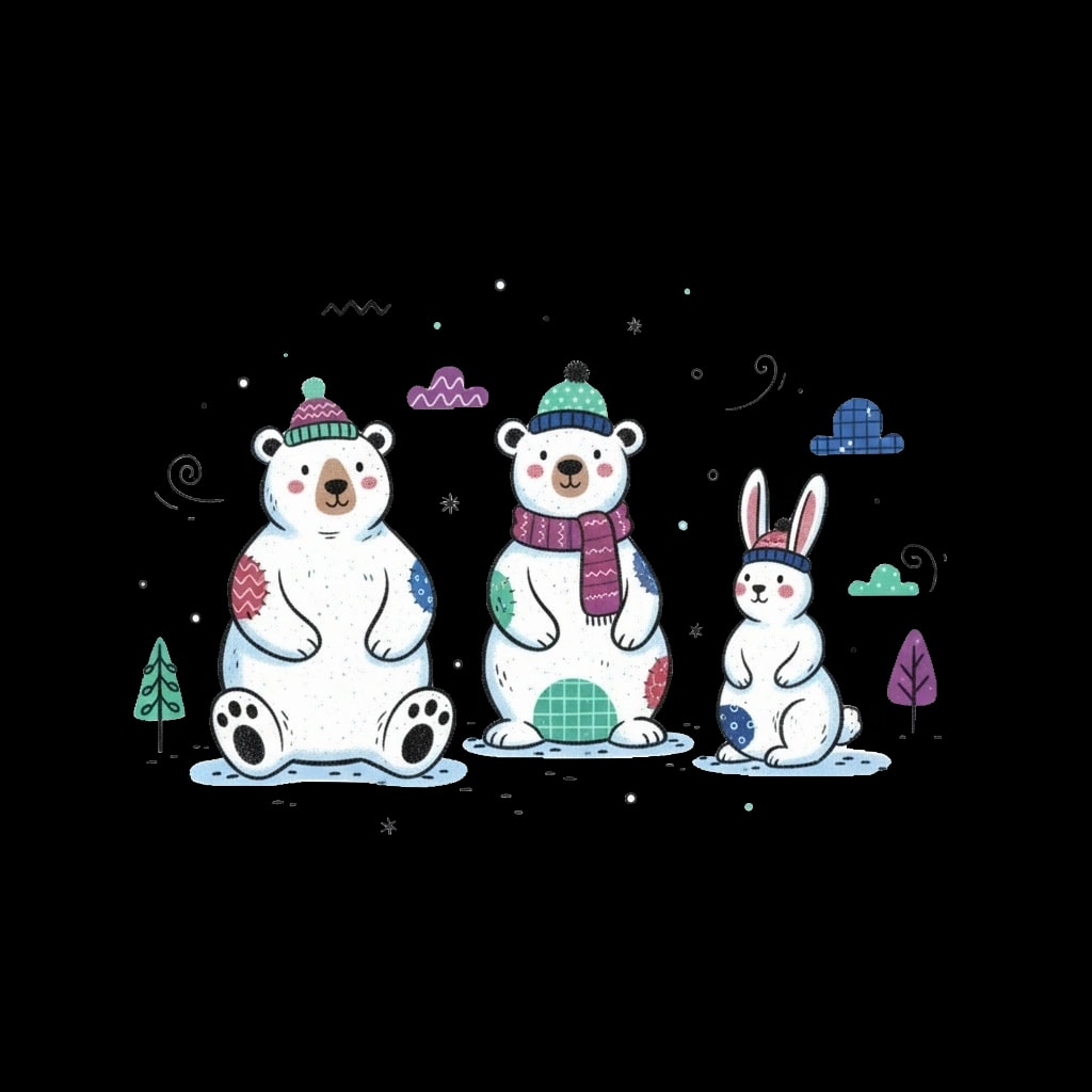 Snow Animal Sculptures