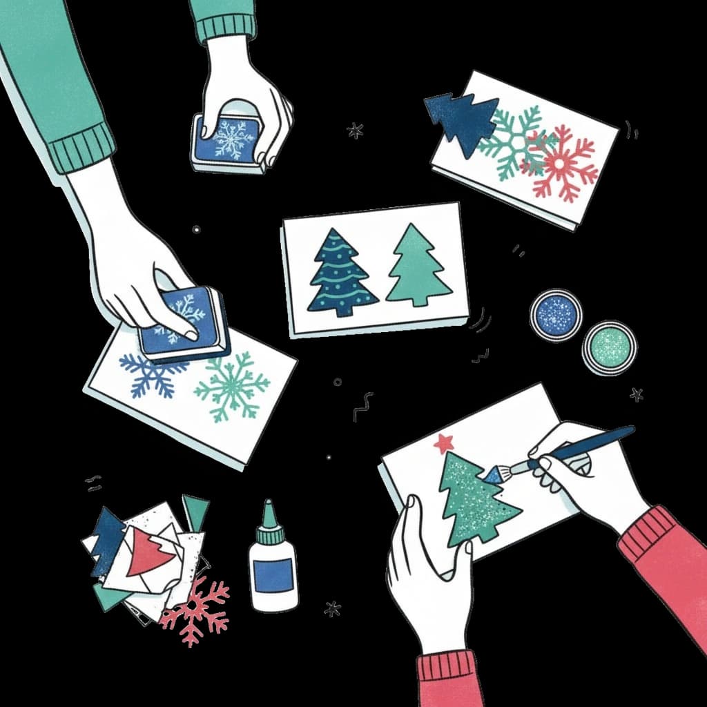 Winter Greeting Card Craft