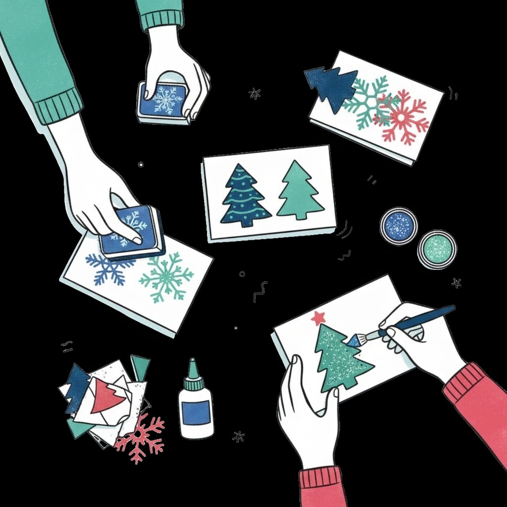 Winter Greeting Card Craft